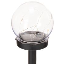 Artikel Trädgårdslampa, globlampa med jordspett för utomhusbelysning, 36 cm, 4 stycken