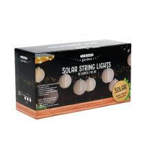 Artikel Solar lyktkedja LED 4,5 m vit 10 glödlampor