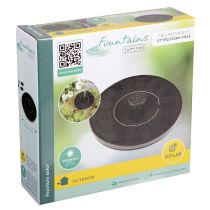 Artikel Solar fontän fontän Ø16cm svart 5 munstycken