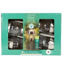 Artikel Solcellsdrivna trädgårdsbelysningar med jordspjut, 36 cm, 4-pack