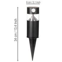 Artikel Solcellsdriven trädgårdslampa med rörelsesensor, LED, 34 cm