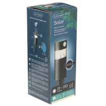 Artikel Solcellsdriven trädgårdslampa med rörelsesensor, LED, 34 cm