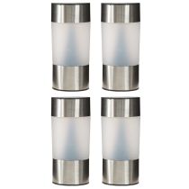 Artikel LED-solarbelysning för trädgård och uteplats, 4-pack, H14 cm