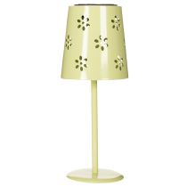 Artikel Solcellsdriven LED-bordslampa med blommönster, stämningsfull utomhusbelysning, 28 cm
