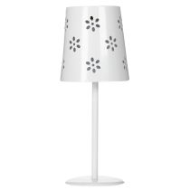 Artikel Solcellsdriven bordslampa med blommönster för utomhusbruk, 28 cm