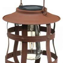 Dekorativ lampa, lampa för trädgården, solcellslykta varmvit Ø15cm H18cm