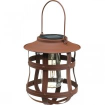 Dekorativ lampa, lampa för trädgården, solcellslykta varmvit Ø15cm H18cm