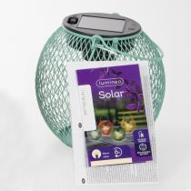 Artikel Solcellslykta, dekorativ LED-belysning, energibesparande, perfekt för utomhusbruk, 12 cm
