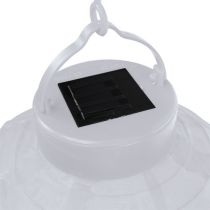 Artikel Lantern LED med sol 20cm vit