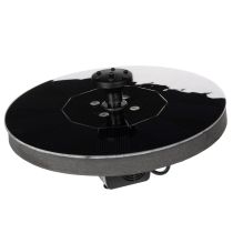 Artikel Solcellspump för trädgårdsdammar, flytande dekorativ vattenfunktion med LED, 16 cm