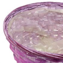 Artikel Chipskål rund lila/vit/rosa Ø19cm 8 st