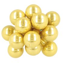 Artikel Mini julgranskulor på tråd, speglade bär, glansiga, 20 mm, 140 bitar