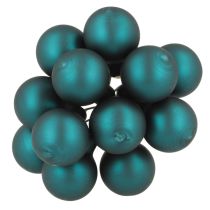 Artikel Mini julgranskulor i glansig matt mix med speglade bär, 20 mm, 140 bitar