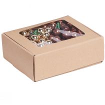 Artikel Spegel Bär Glastråd Guld Brun Aprikos Ø20mm 140 st