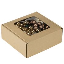 Artikel Spegelbär Ø1,5 cm brun-guld 140 st