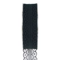Spetsband presentband svart band spets 28mm 20m