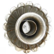 Artikel Avsmalnande ljusstake silver antik ljusstake med dorn Ø8,5cm 4st