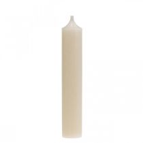 Artikel Stickljus vit krämljusdekoration 120mm/Ø21mm 6 st