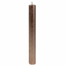 Artikel Koniska ljus enfärgade koppar metallic 34mm×240mm 4 st