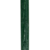 Artikel Taper ljus mörkgrön enfärgad 34 x 240mm 4 st