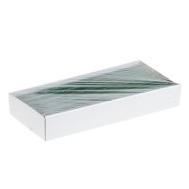 Artikel Taper ljus mörkgrön enfärgad 34 x 240mm 4 st