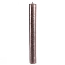 Artikel Koniska ljus enfärgade kopparlackerade 34x300mm 4 st