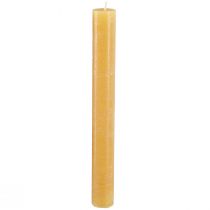 Artikel Koniska ljus enfärgad honung 34x300mm 4 st