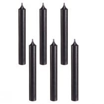 Artikel Taper ljus ljus svart ljus dekoration Ø21mm 170mm 6 st