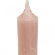 Artikel Stickljus rosa ljus boho ljusdekoration Ø21/170mm 6 st