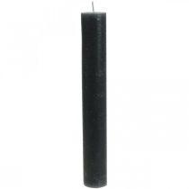 Artikel Koniska ljus enfärgade antracitljus 34×240mm 4 st