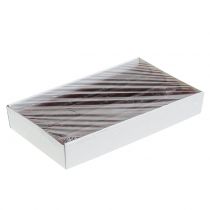 Artikel Enfärgade, koniska ljus, vinröda, 34 mm x 300 mm, 4 stycken