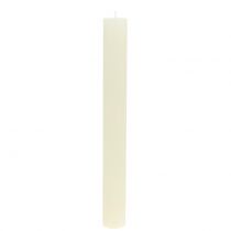 Artikel Taper ljus enfärgad kräm 34mm x 300mm 4 st