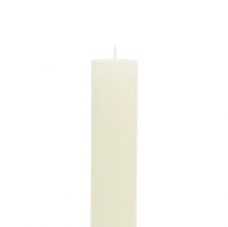 Artikel Taper ljus enfärgad kräm 34mm x 300mm 4 st