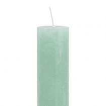 Artikel Koniska ljus enfärgade ljusgröna 34mm x 300mm 4st