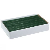 Artikel Enfärgade koniska ljus, mörkgröna, 22×240 mm, 12 stycken