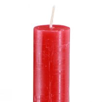 Artikel Koniska ljus färgade ljus röda 21×240mm 12st