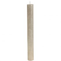 Artikel Taper ljus enfärgad champagne 34mm x 300mm 4 st