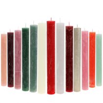 Artikel Stickljus, enfärgade, olika färger, 34mm x 240mm, 4 stycken