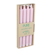 Artikel PURE Taper Candles Antik Rosa Wenzel Candles Rosa 250/23mm 4 st