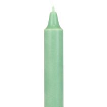 Artikel PURE Taper Candles Green Emerald Wenzel Candles 250/23mm 4st