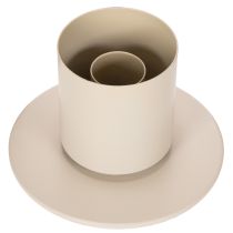 Artikel Modern konisk ljusstake med glascylinder och bas, 31 cm