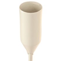 Artikel Konisk ljushållare 6 ljus ljushållare grå Ø20cm H31cm