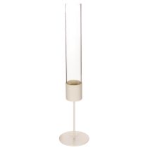 Artikel Modern 45 cm cylinderformad ljusstake i glas