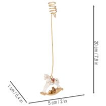 Artikel Julgransljusstake gunghäst 20 cm 3 st