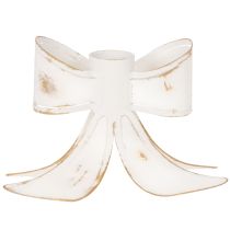 Artikel Vintage rosettljushållare, 12 cm