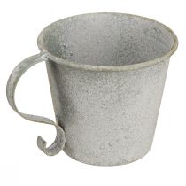 Artikel Avsmalnande ljusstake vintage muggljusstake metallgrå Ø9,5cm H8cm 3st