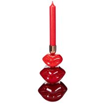 Artikel Glansig läppljusstake, modern design, 21 cm