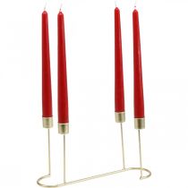 Artikel Ljusstake, ljushållare adventskrans 26cm H14,5cm