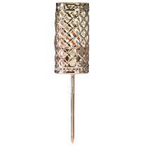 Artikel Ljusstakar i pinne, guld, Ø22mm, H10cm, 4 st