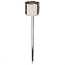 Artikel Stickljushållare för pluggning silver Ø22mm 10,5cm 12 st